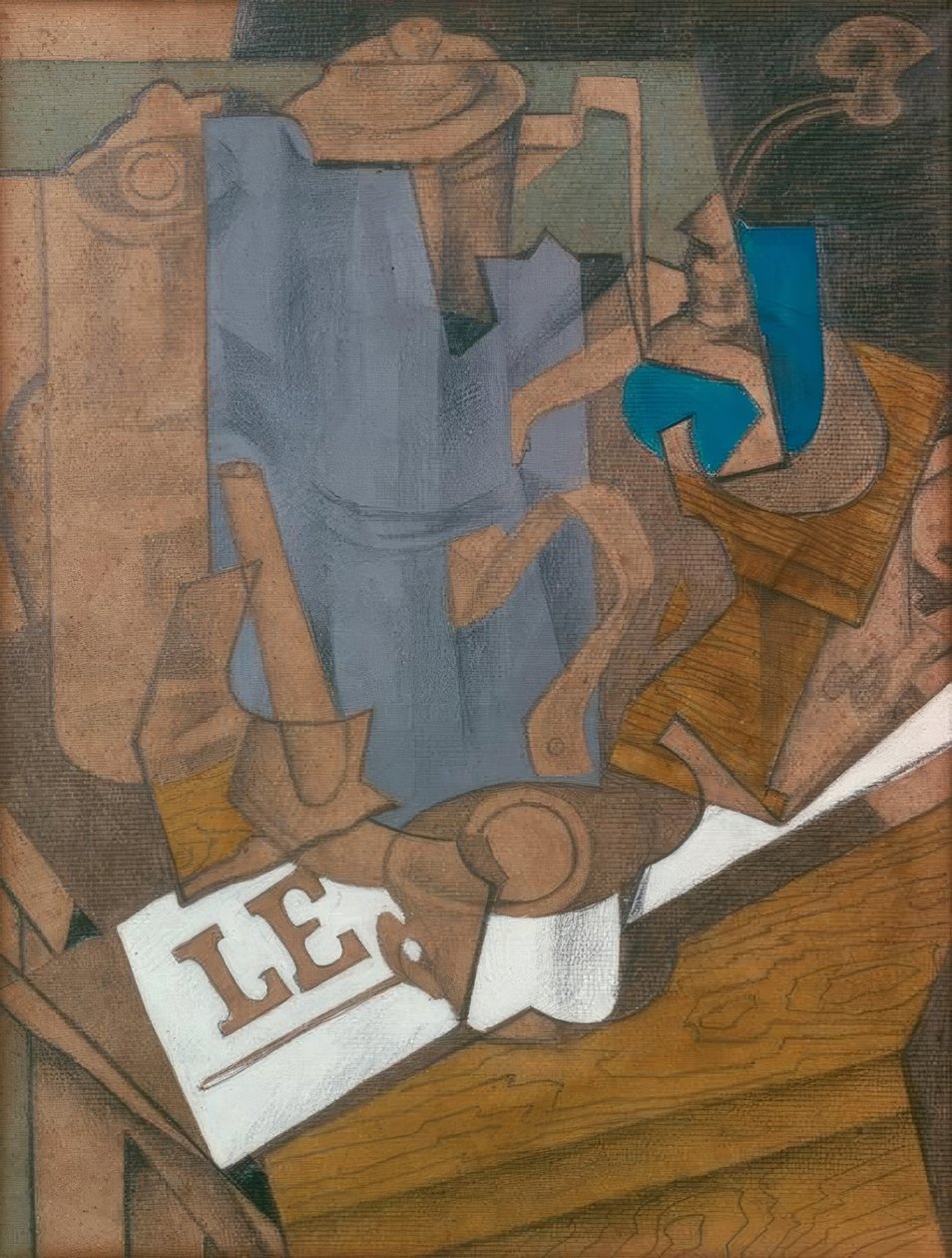 Stilleben med en kaffemaskine af Juan Gris