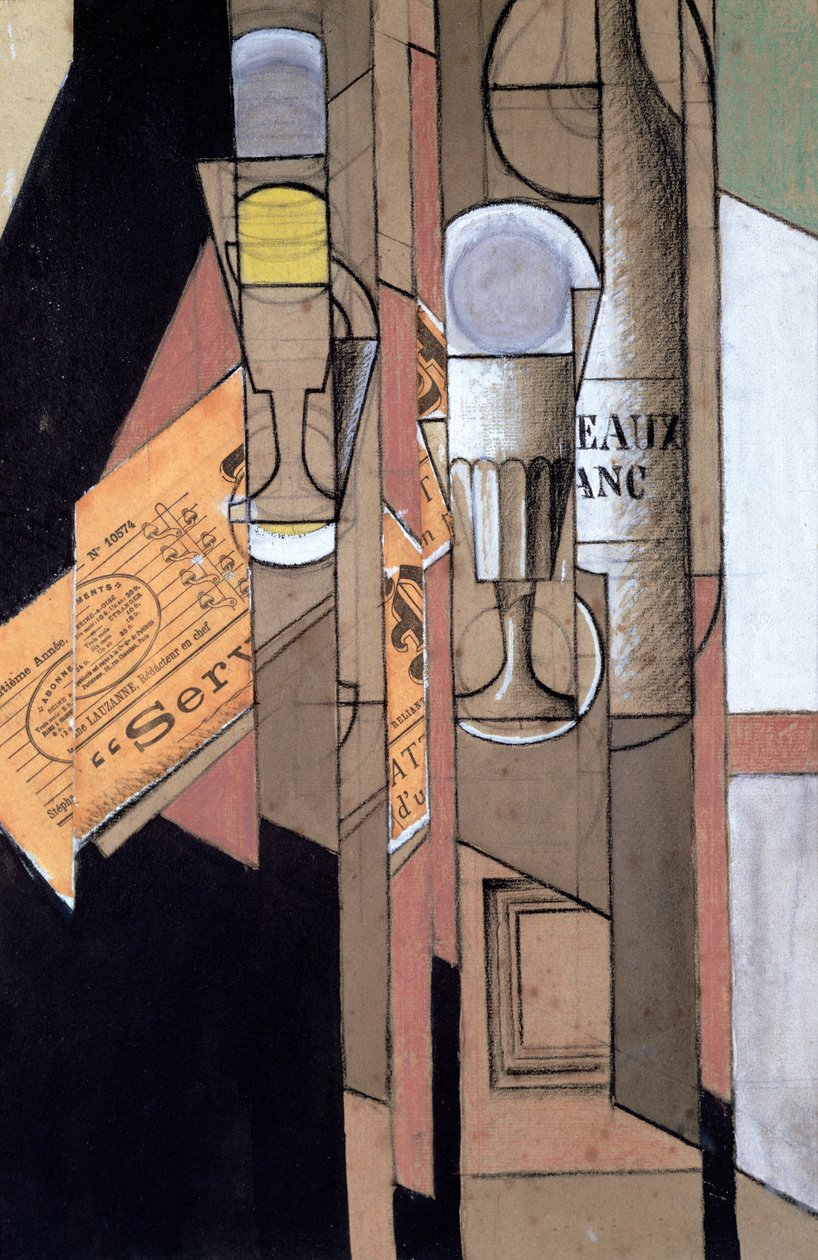 Hvid Bordeaux af Juan Gris