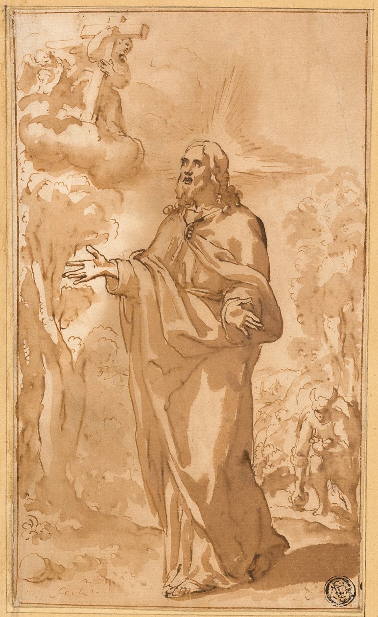Kristus i ørkenen af Juan del Castillo