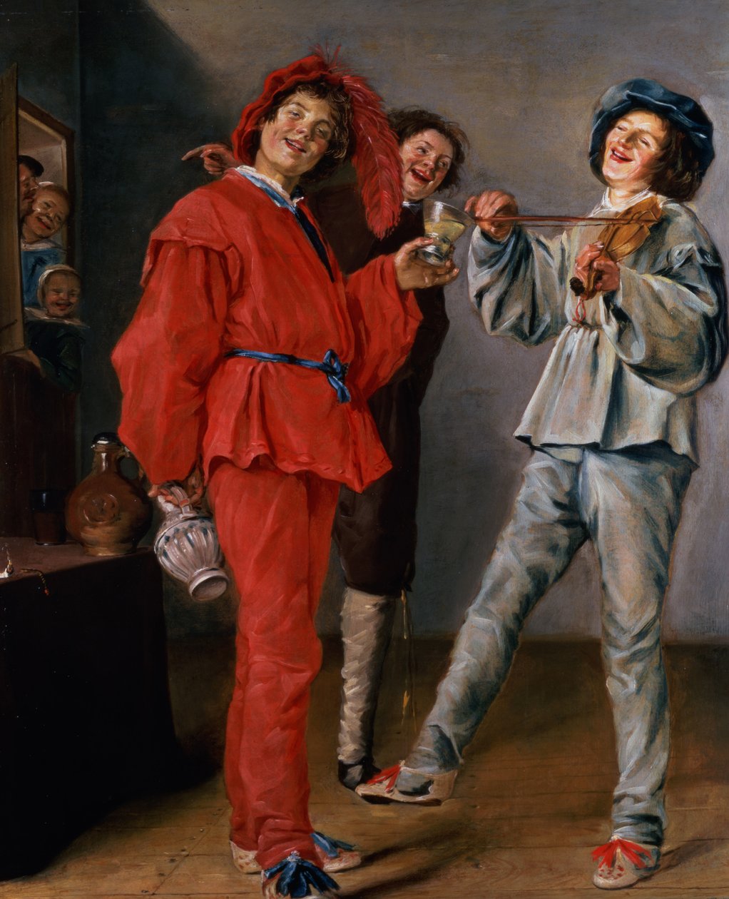Tre drenge lystig, ca. 1629 af Judith Leyster