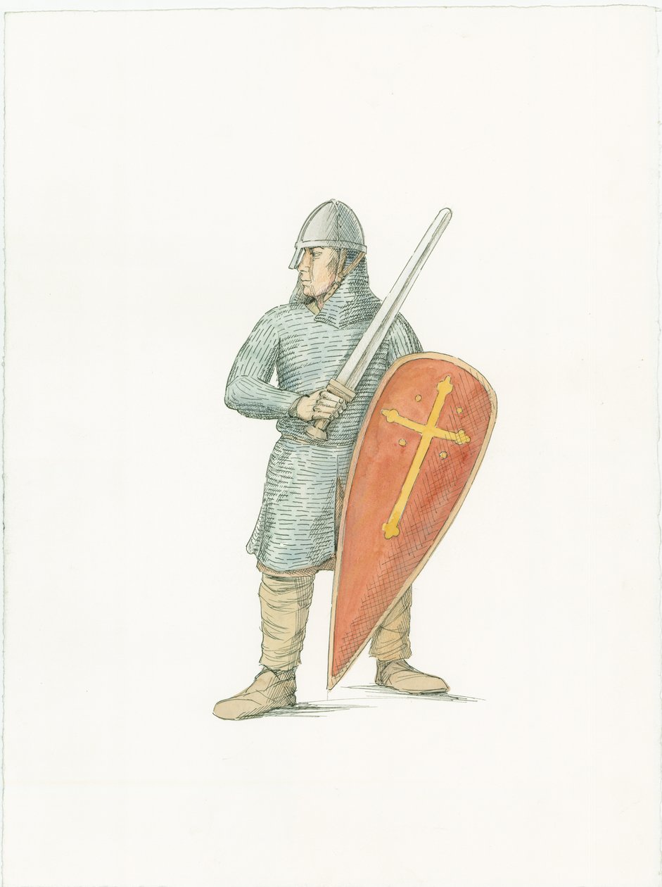 En normannisk ridder, c1066 2015. af Judith Dobie