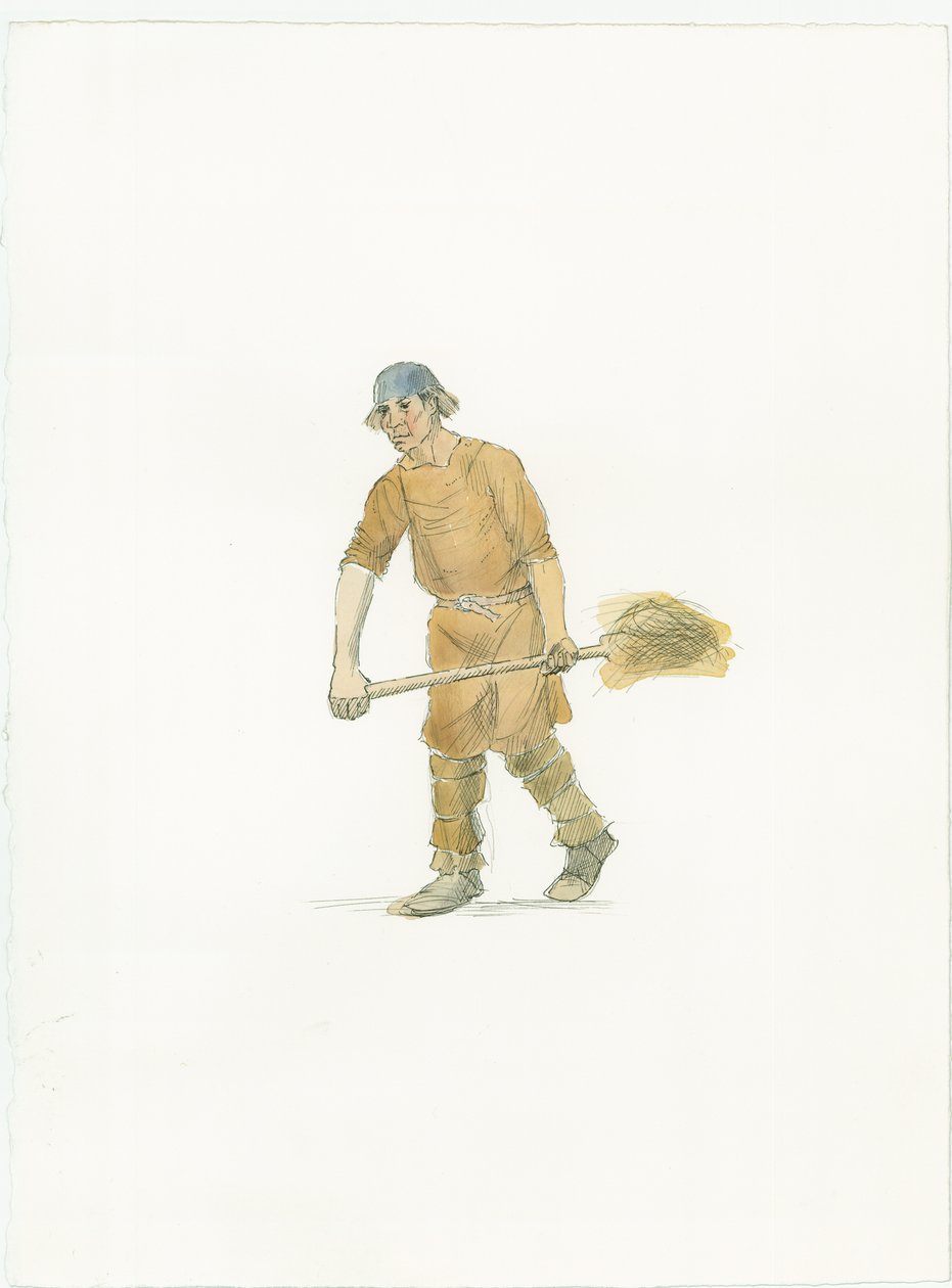 Saksisk landmand, c1066 2015. af Judith Dobie