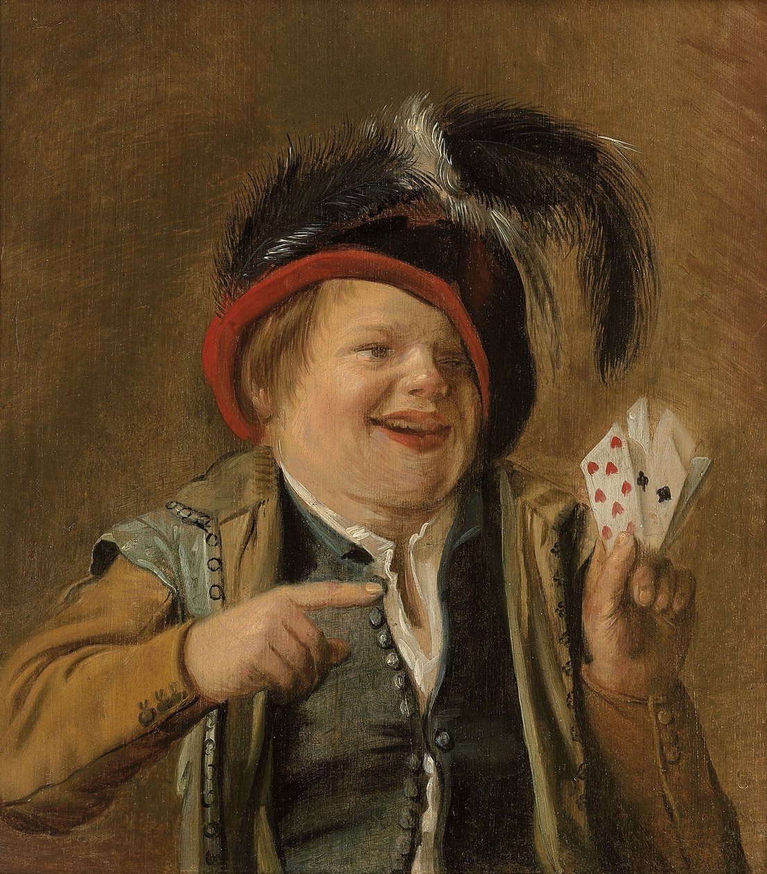 En kortspiller af Judith Leyster