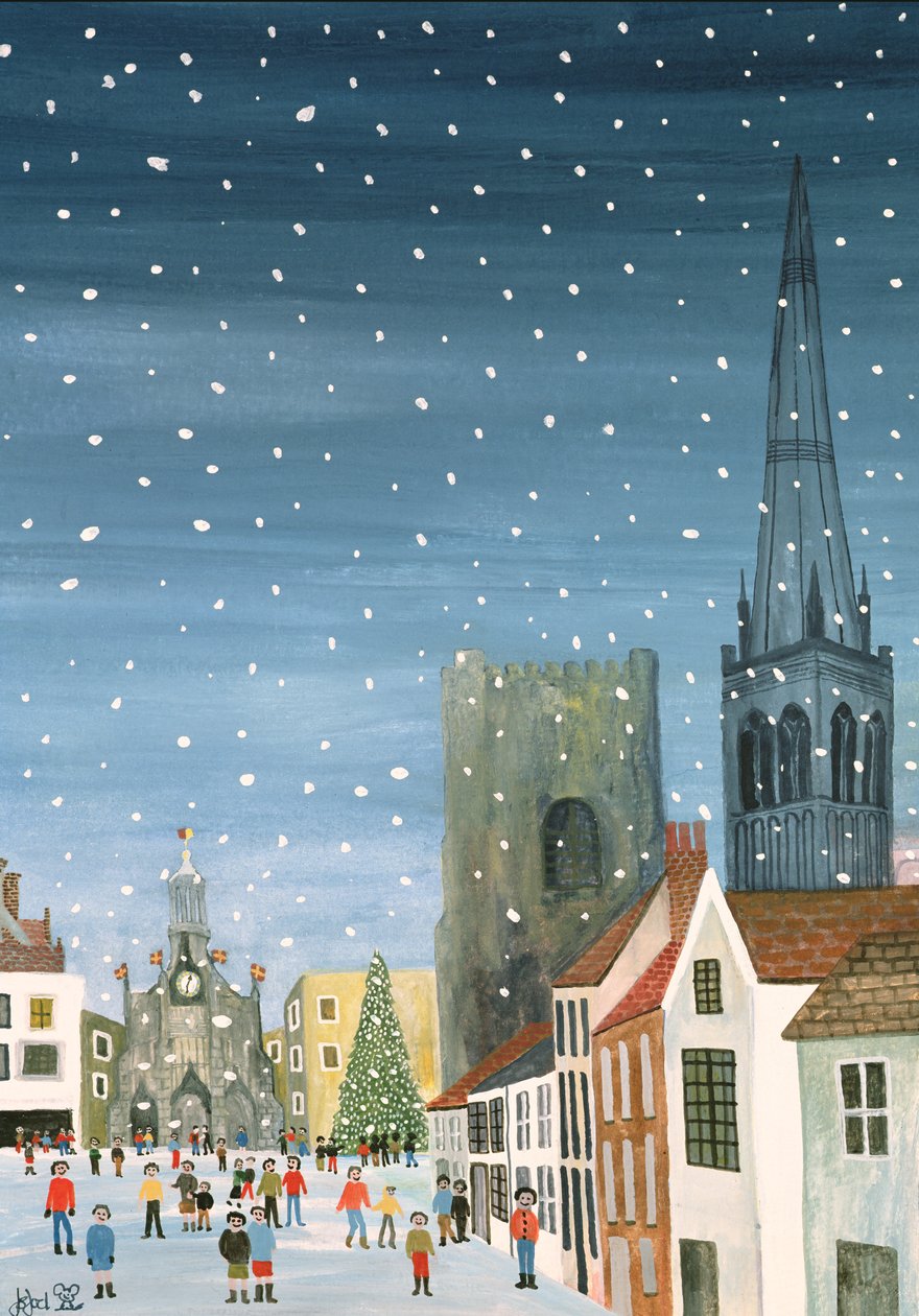 Chichester Cathedral, en snescene af Judy Joel