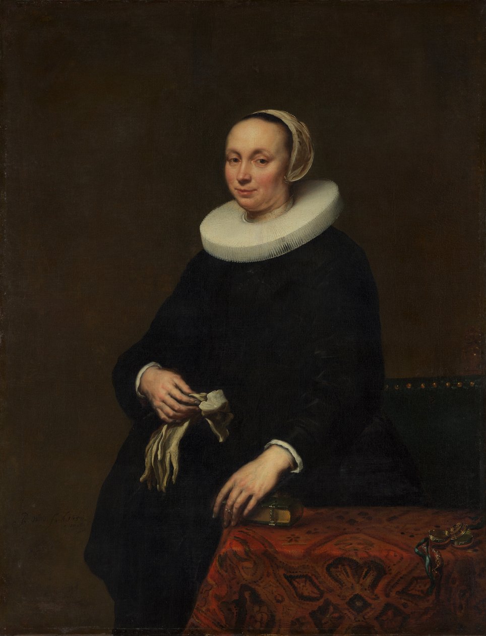 Portræt af en kvinde, 1650. af Jürgen Ovens