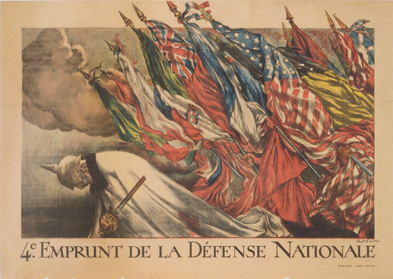 4. Lån til det nationale forsvar, 1918 (se også 698974) af Jules Abel Faivre