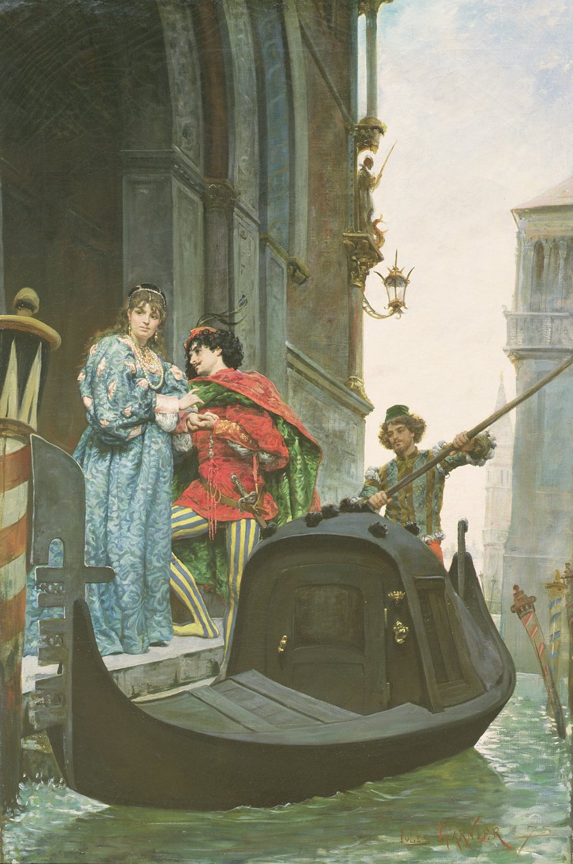 Aften i Venedig, 1875 (for detaljer se 164361) af Jules Arsene Garnier