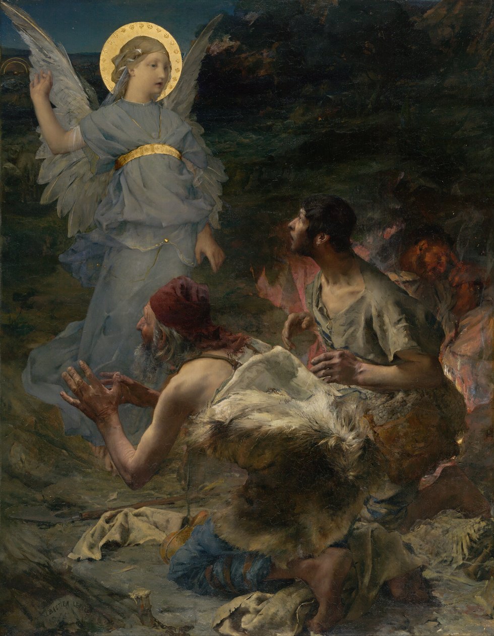Meddelelsen til hyrderne af Jules Bastien Lepage
