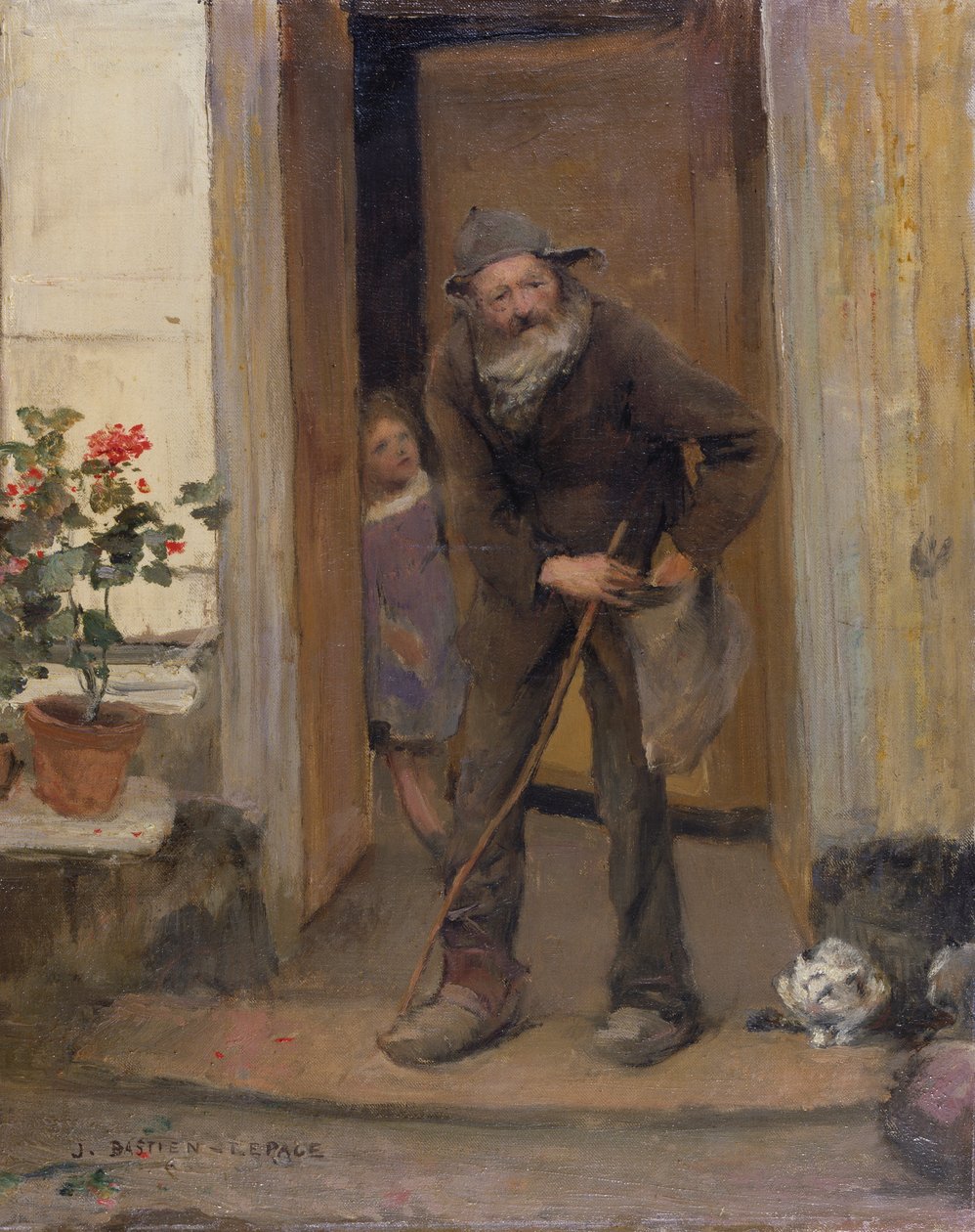 Tiggeren, 1881 af Jules Bastien Lepage