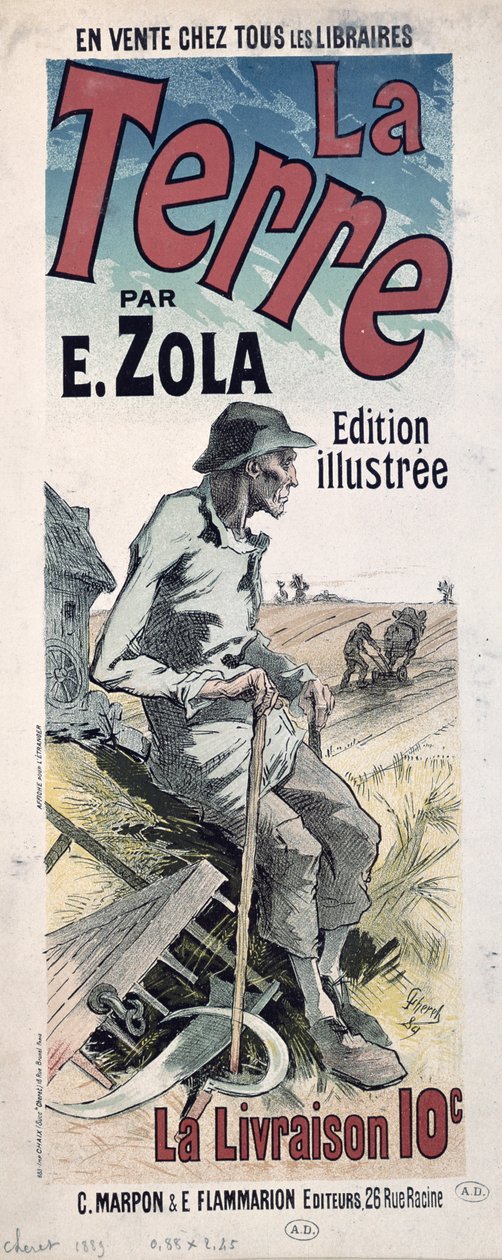 Plakat med reklame 