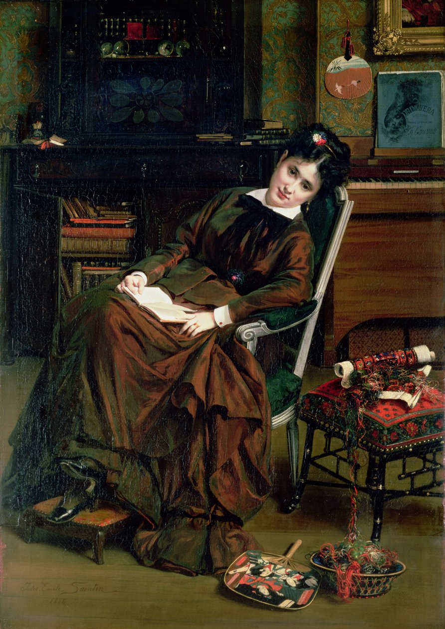 Rekonvalescenten af Jules Emile Saintin