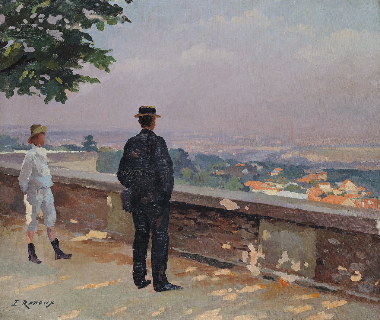 Paris fra observatoriet i Meudon af Jules Ernest Renoux