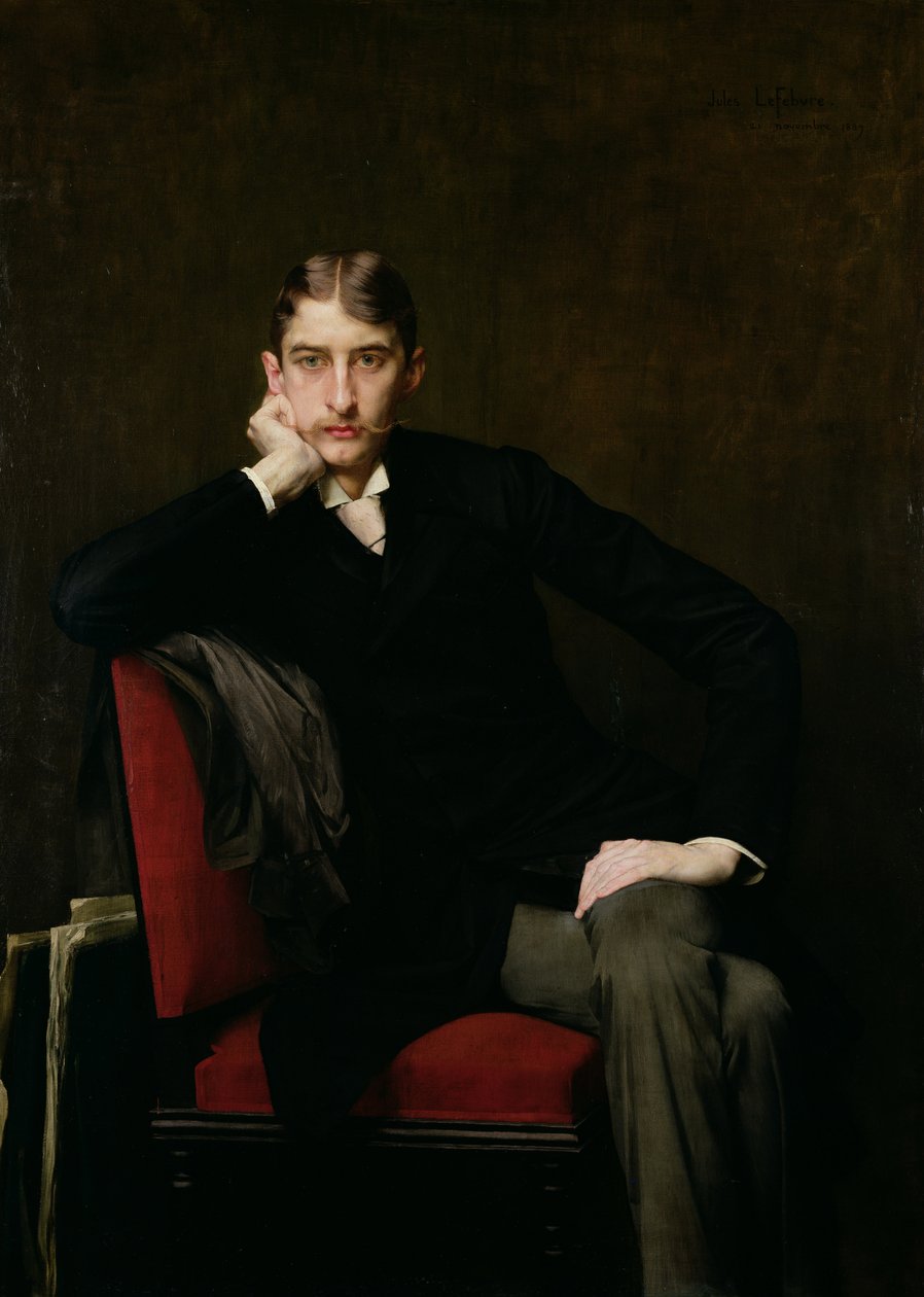 Portræt af M. Fitzgerald, 1889 af Jules Joseph Lefebvre