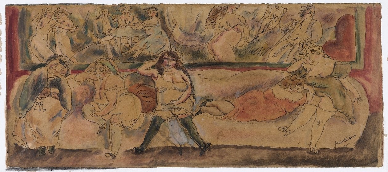 Lukket hus af Jules Pascin