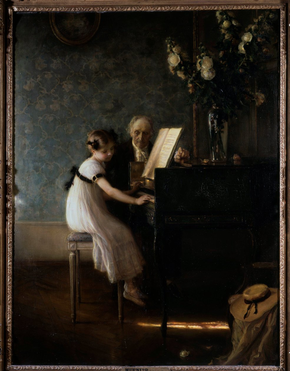 Cembaloen Lecon af Jules Alexis Meunier