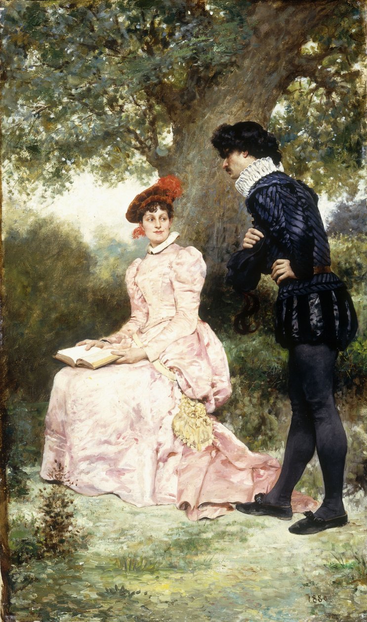 Et befriende par, 1880 af Jules Arsene Garnier