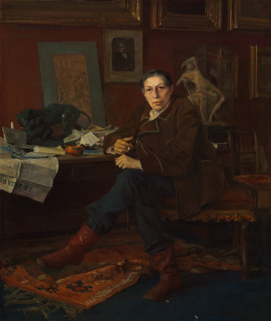 Albert Wolff i sit arbejdsværelse af Jules Bastien Lepage