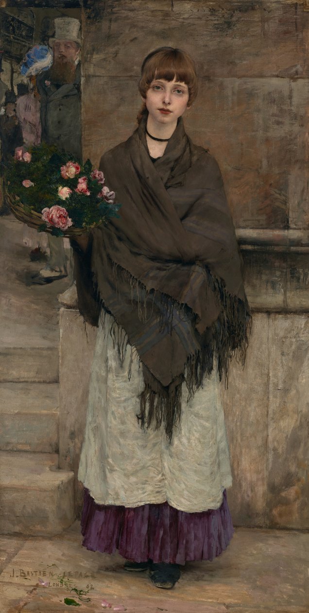 Blomstersælger i London af Jules Bastien Lepage