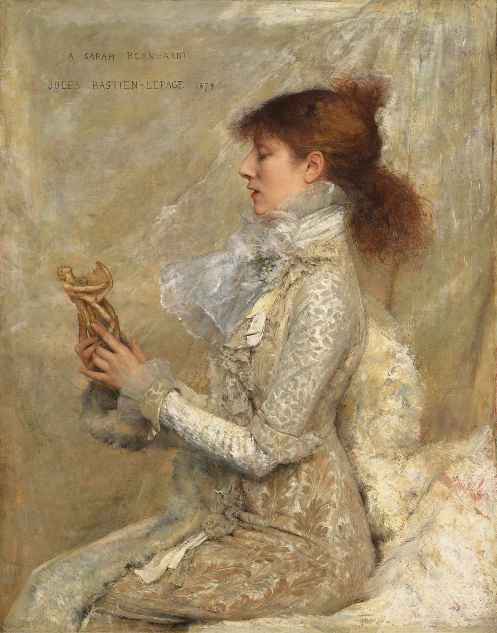 Portræt af Sarah Bernhardt af Jules Bastien Lepage