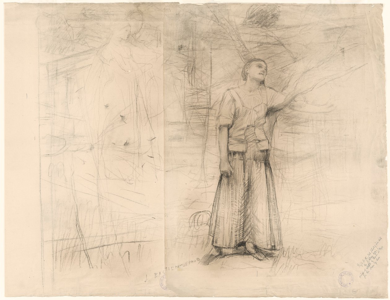Studer for af Jules Bastien Lepage