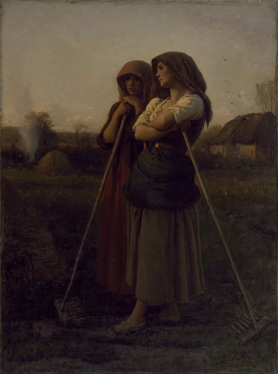 Dagens Afslutning af Jules Breton