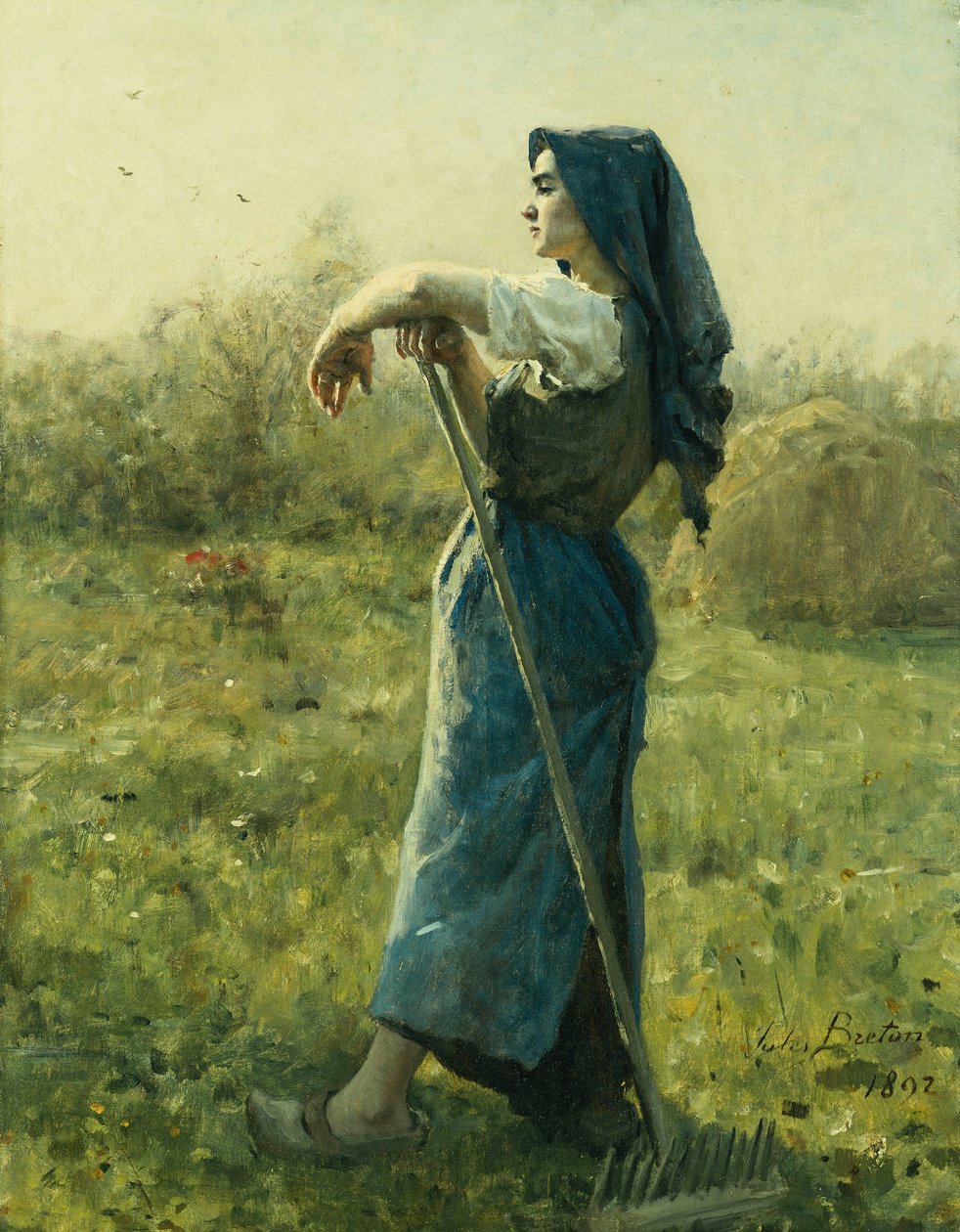 Høstmaskinen, 1892 af Jules Breton