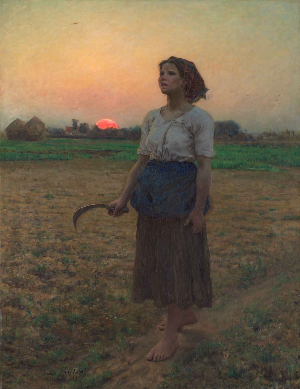 Lærkens sang af Jules Breton