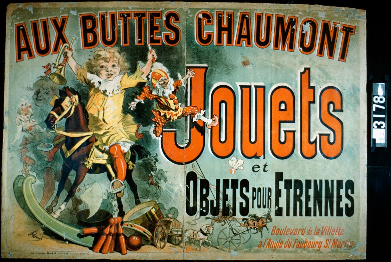 Aux Buttes Chaumont, 1885dani af Jules Cheret