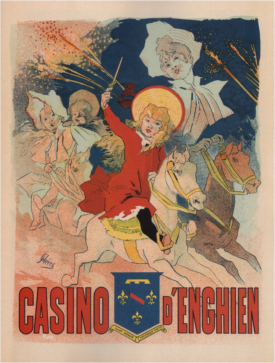 Kasino i Enghien af Jules Cheret