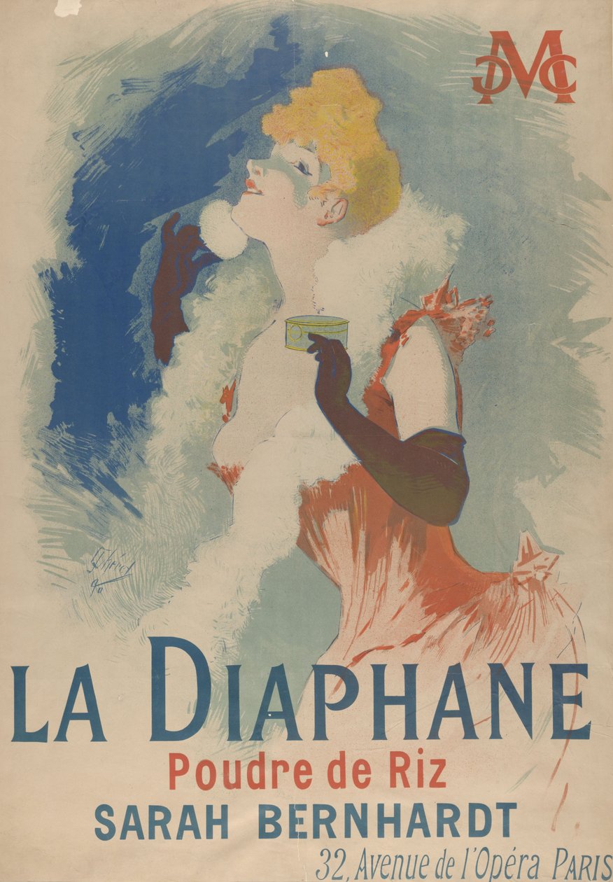 Diaphane. Rispulver, 1890 af Jules Cheret