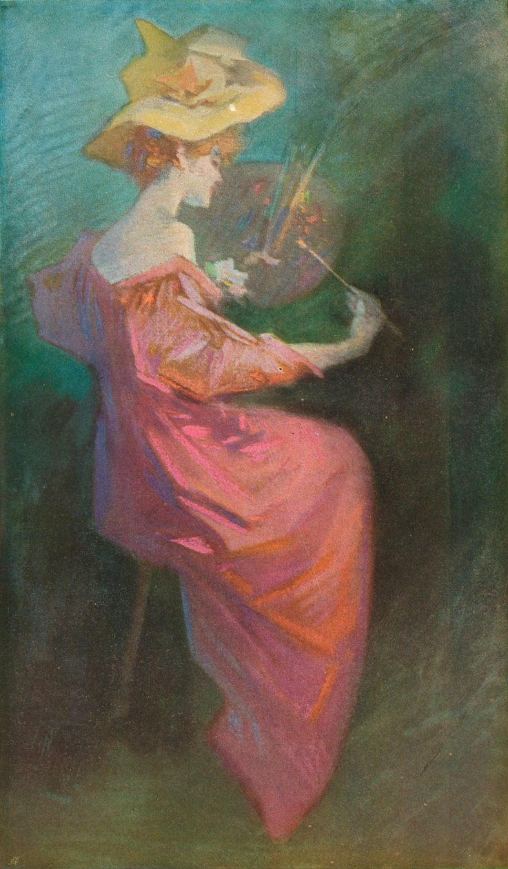 Maleri, c1893 af Jules Cheret