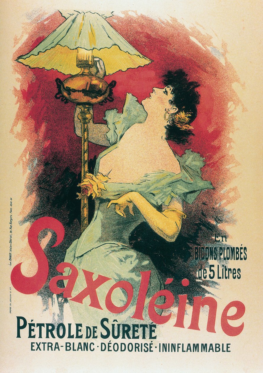 "Saxolein" 1891 (litografi) af Jules Cheret