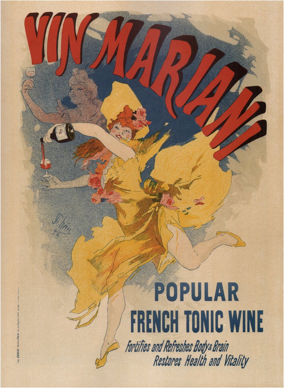 Vin Mariani af Jules Cheret