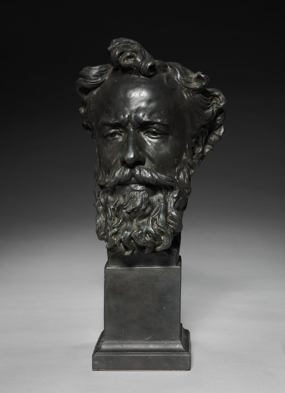 Leder af Alphonse Legros af Jules Dalou