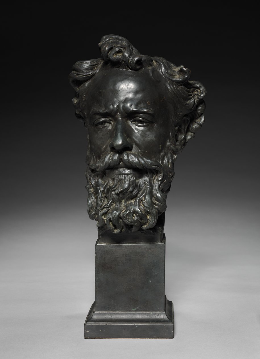 Leder af Alphonse Legros, ca. 1876. af Jules Dalou