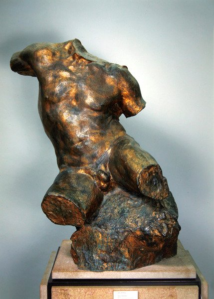 Mandlig torso af Jules Desbois