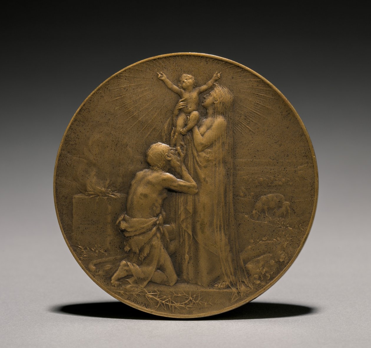 Medalje, 1800-tallet. af Jules Dupré