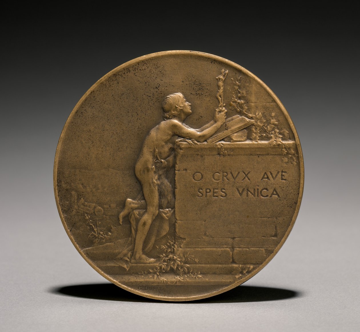 Medalje bagside, 1800-tallet. af Jules Dupré