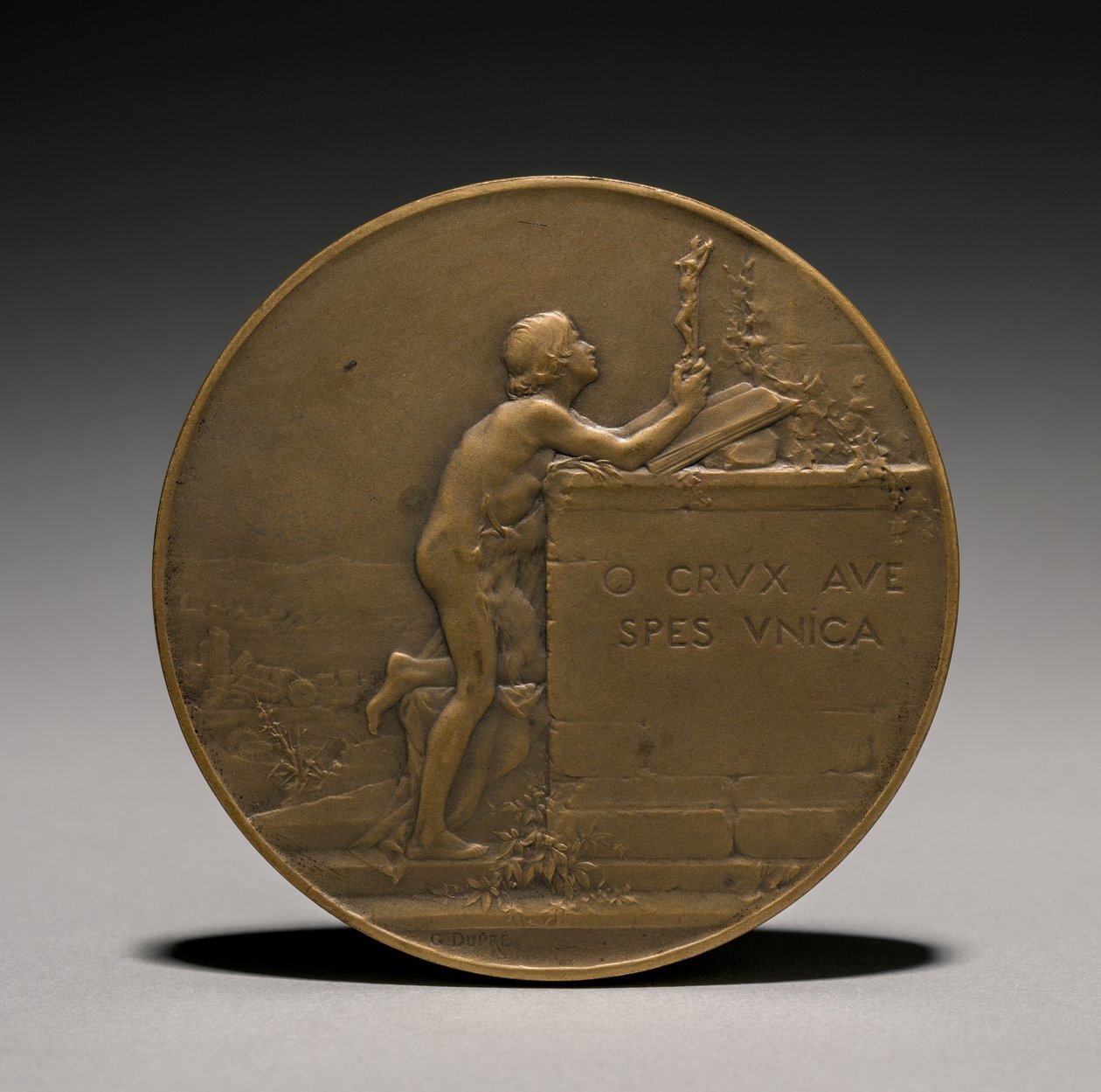 Medalje bagside, 1800-tallet. af Jules Dupré
