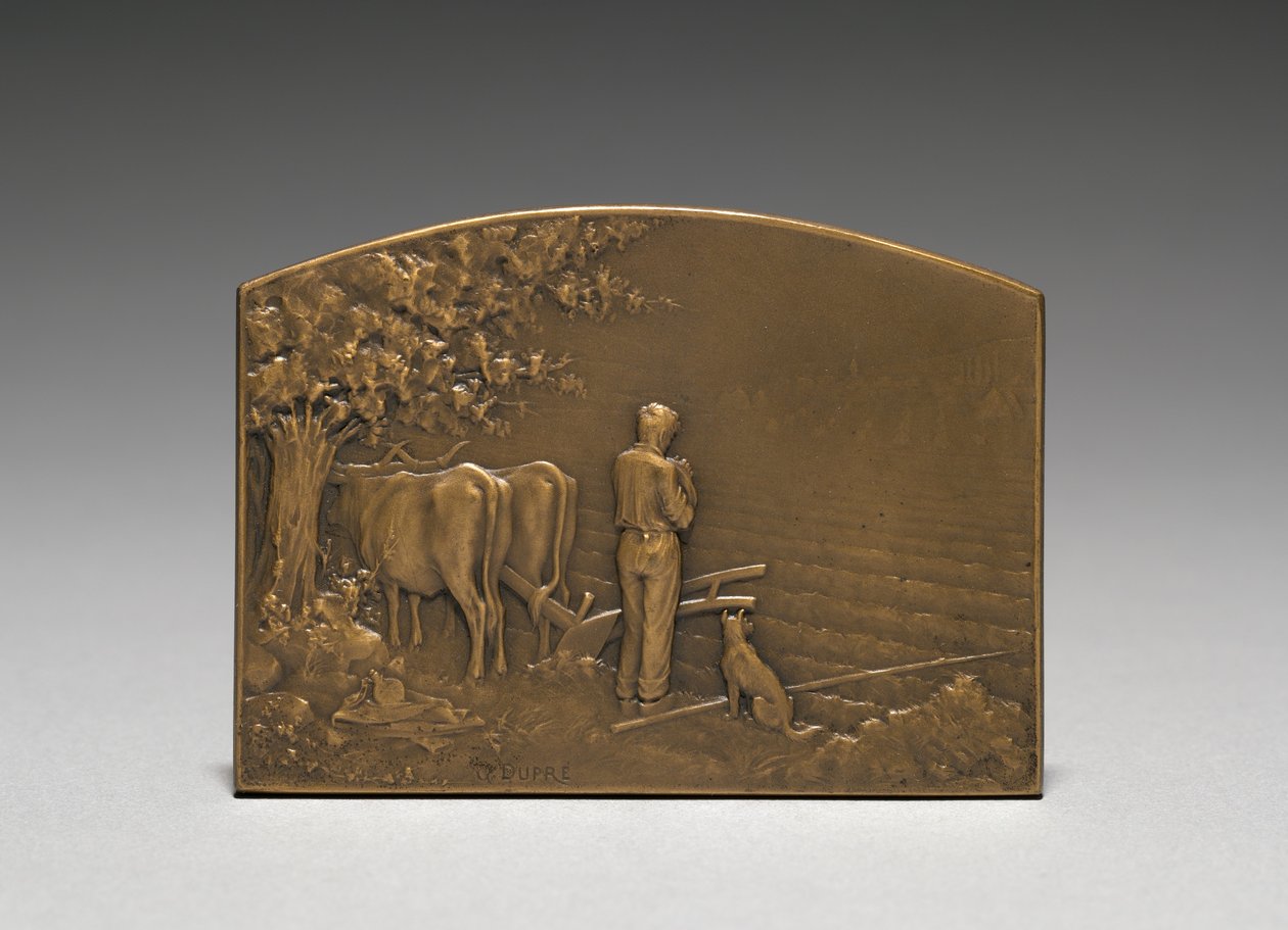 Medaljon forside. af Jules Dupré