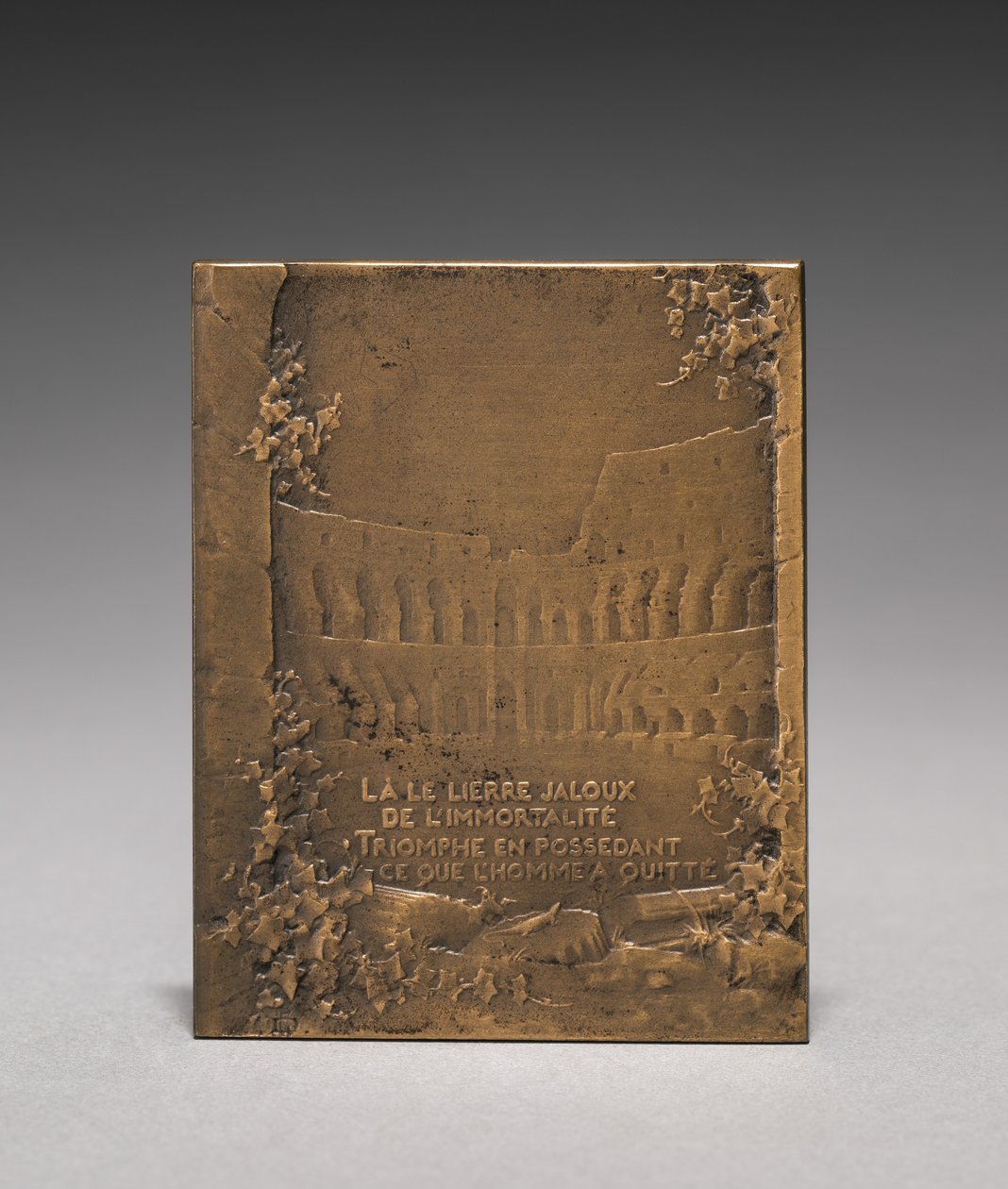 Medaljon omvendt. af Jules Dupré