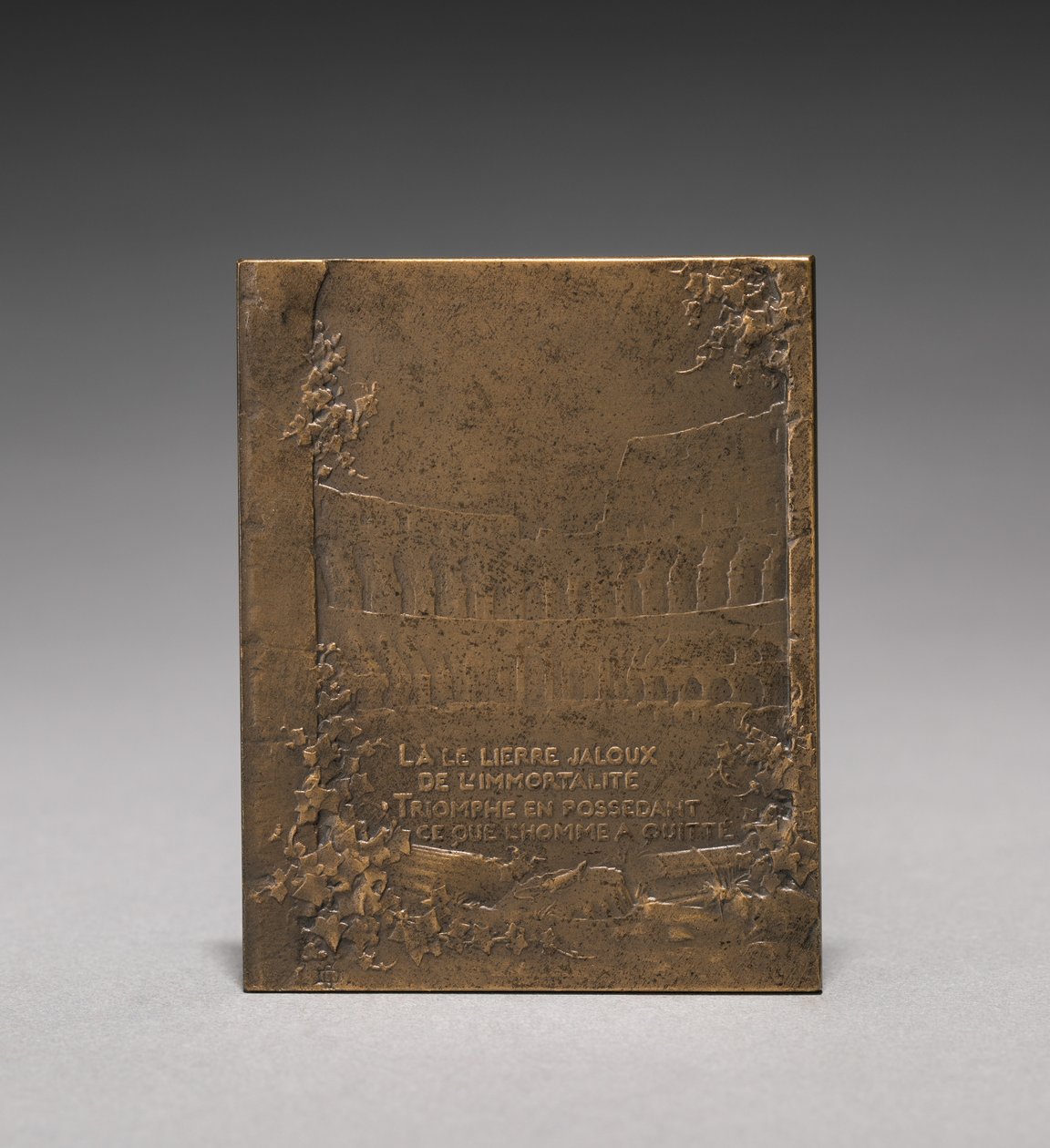 Medaljon omvendt. af Jules Dupré