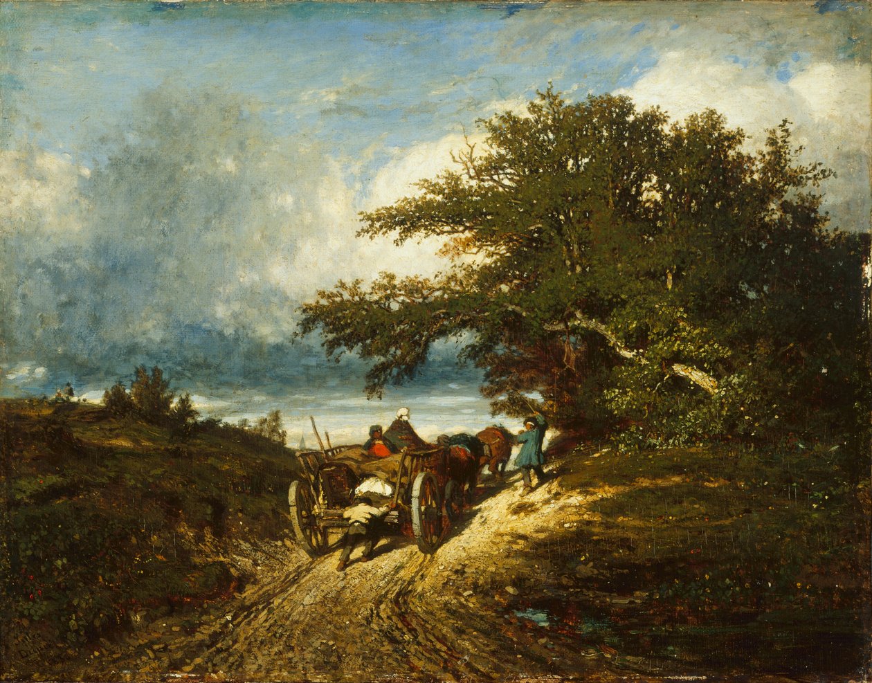 På vejen af Jules Dupré