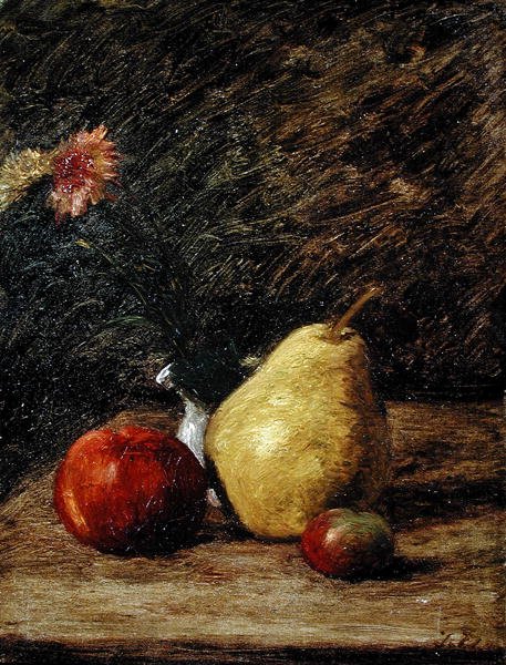 Stilleben med en pære af Jules Dupré