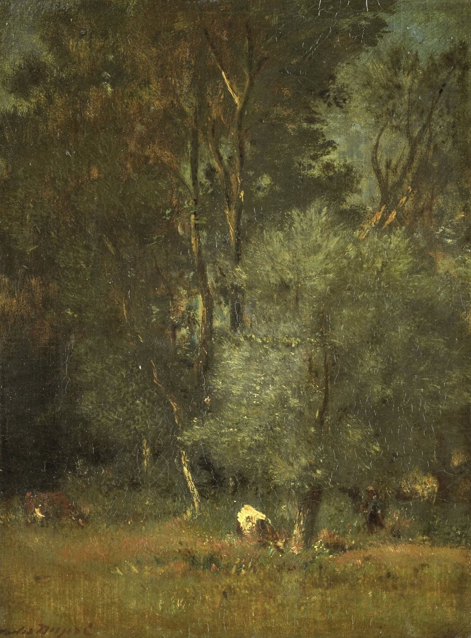 Udsigt i skoven af Jules Dupré