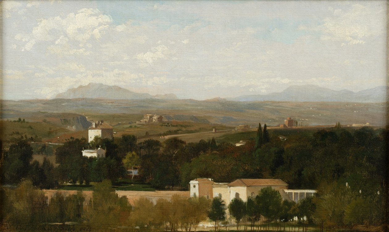Udsigt nær Rom, 1864 af Jules Emile Saintin