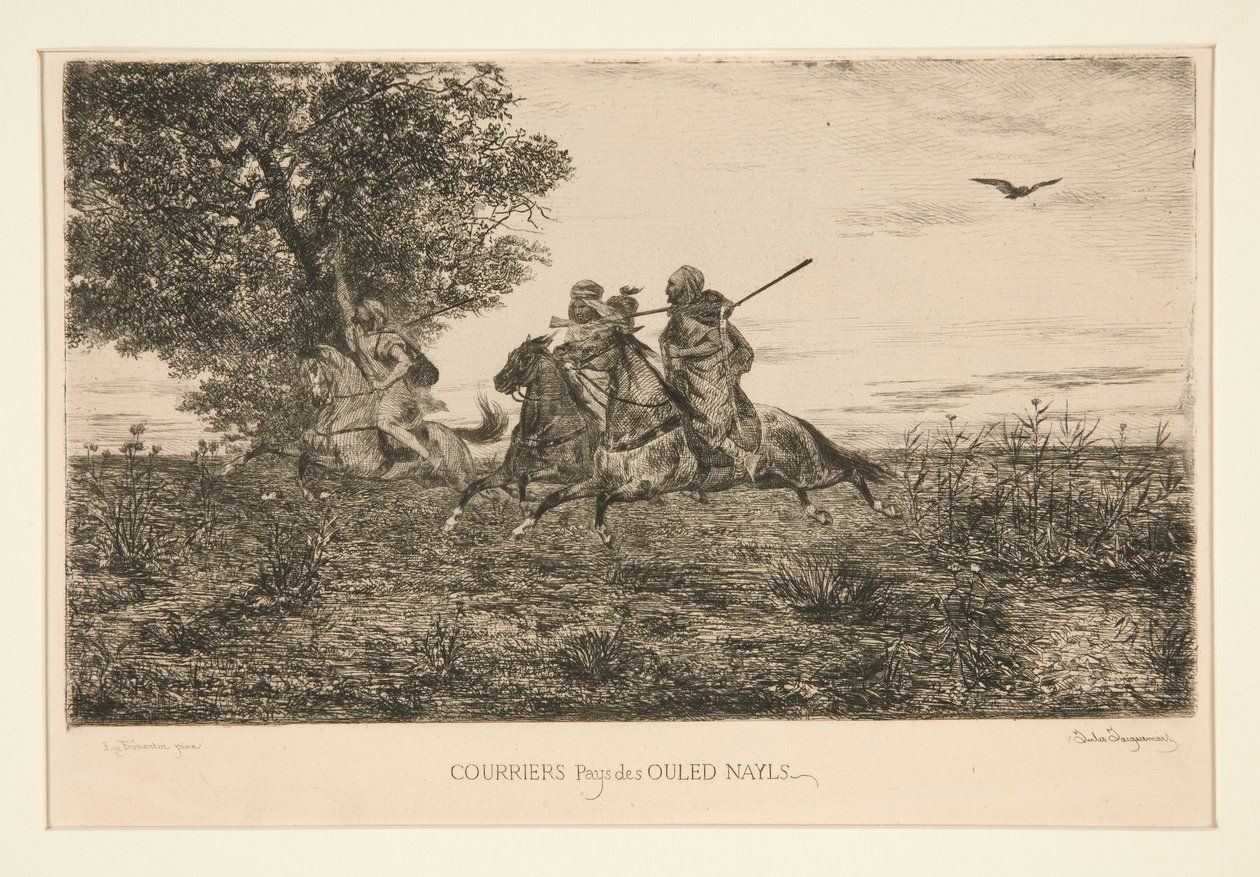 Postland Ouled Nayles af Jules Ferdinand Jacquemart