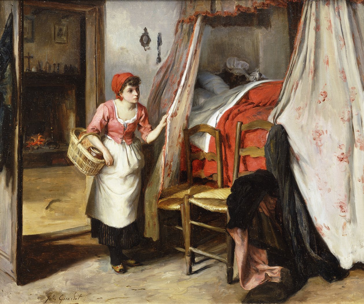 Lille Rødhætte af Jules Girardet