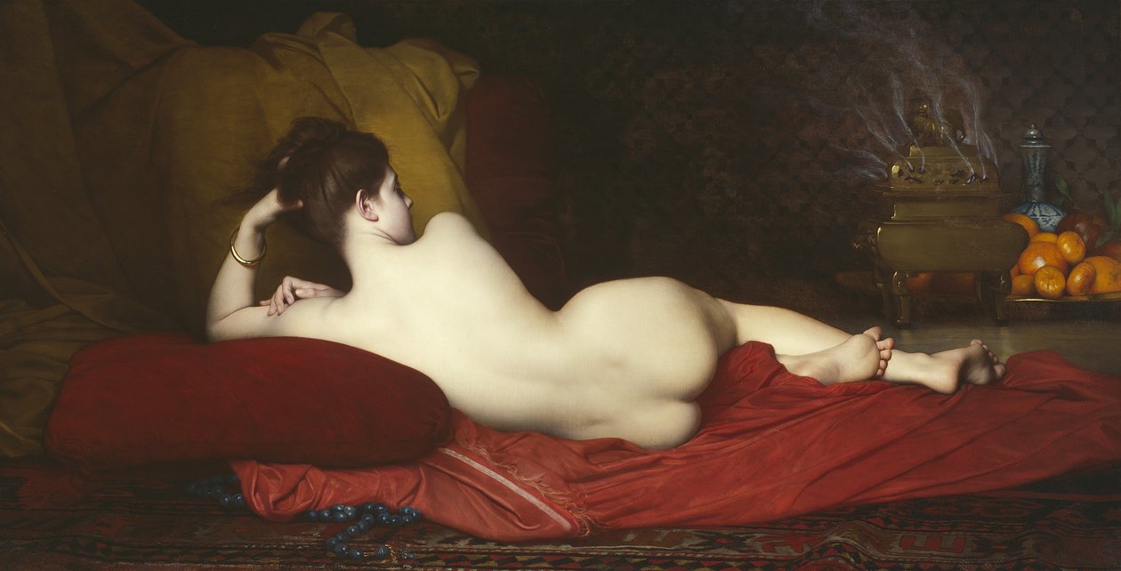 Odalisque, 1874 af Jules Joseph Lefebvre