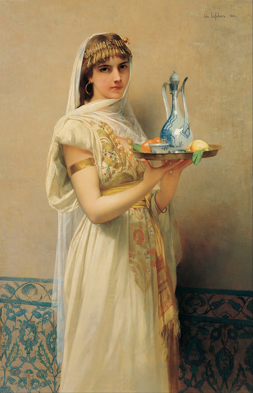 Tjener, 1880 af Jules Joseph Lefebvre